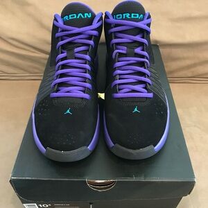 Nike Air Jordan 5 AM Retro Sneakers - Mens - Black Purple Shoes